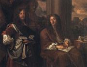 Sir Peter Lely Self-Portrait with Hugh May Germany oil painting artist